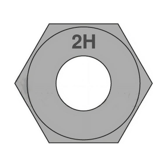 3/8-16 Structural Nuts / A194 Grade 2H / Plain (Quantity: 1,600 pcs)