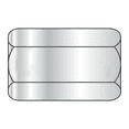 thumbnail image 1 of 3/8-16 X 1 1/8" (1/2" AF) Hex Coupling Nuts / Steel / Zinc (Quantity: 200 pcs), 1 of 1