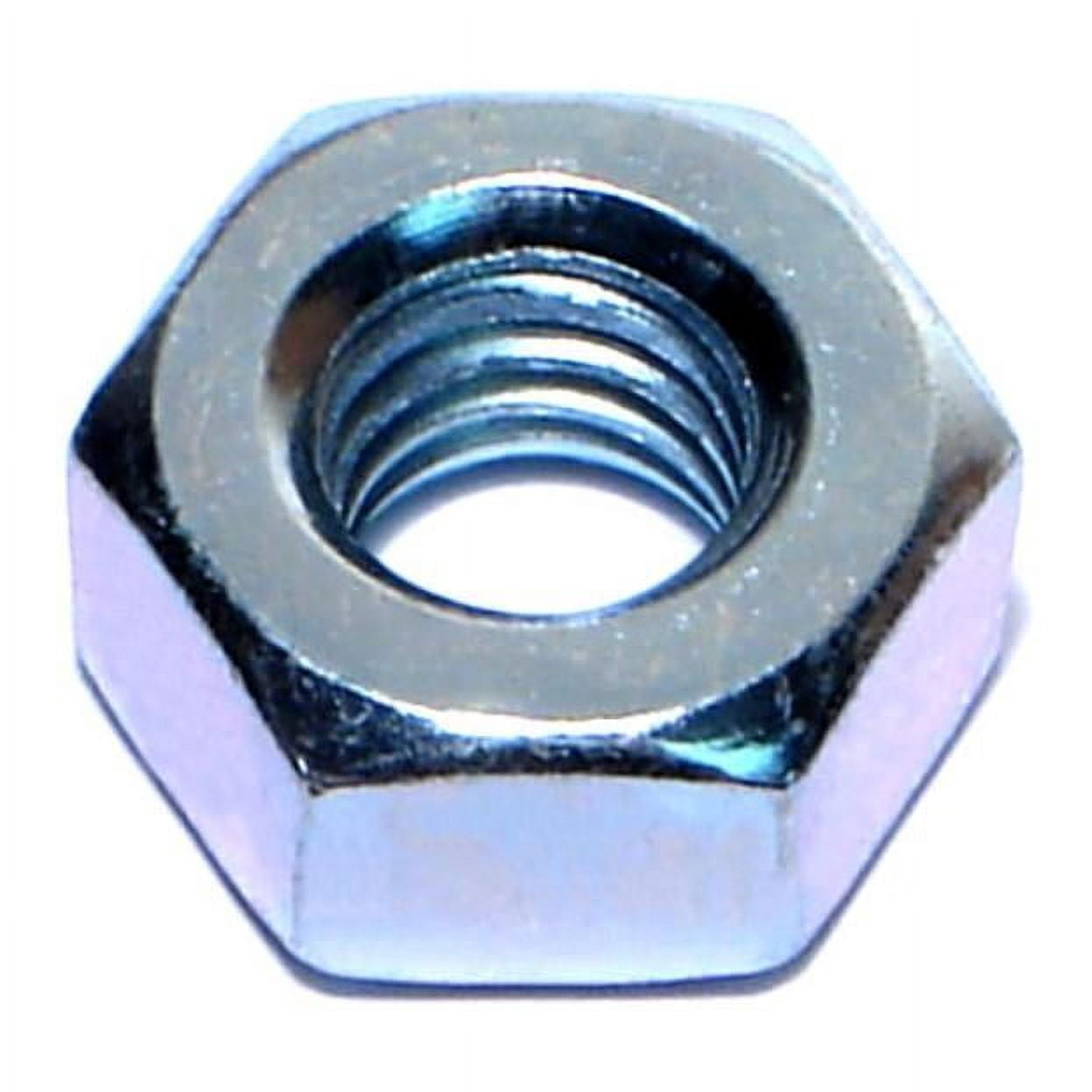3/8"-16 Zinc Plated Grade 2 Steel Coarse Thread Heavy Hex Nuts HNS-203