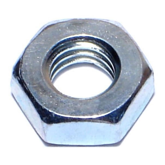 3/8"-16 Zinc Plated Grade 2 Steel Coarse Thread Hex Machine Screw Nuts MSNS-155