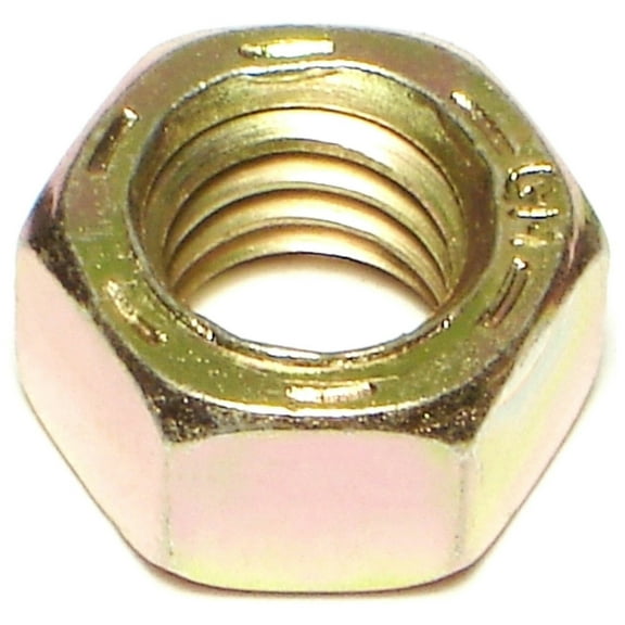 3/8"-16 Zinc Plated Grade 8 Steel Coarse Thread Hex Nuts HXNTS-079