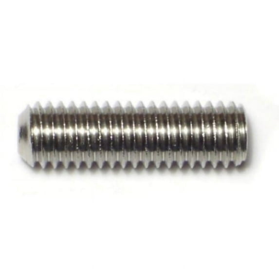 3/8"-16 x 1-1/4" 18-8 Stainless Hex Socket Headless Set Screws SSSSS-155 (5 pcs.)