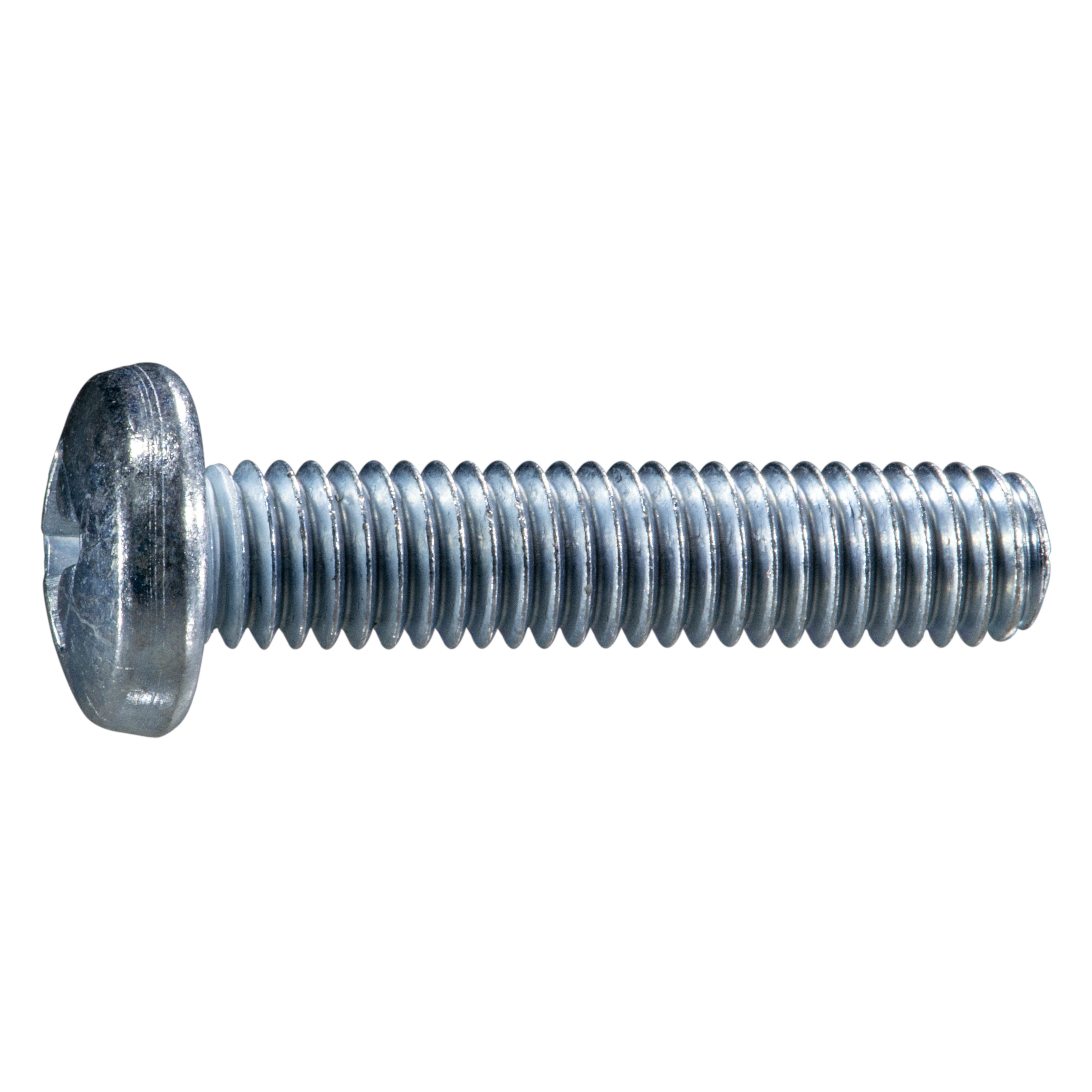 3/8"-16 x 1-3/4" Zinc Phillips Pan Head Machine Screws (25 pcs.)