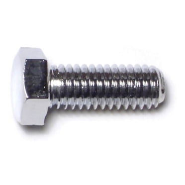 25-Pack 3/8-16x1-1/4 Grade 5 Plow Bolts - Clipped Head UNC Coarse Thread Zinc Coated