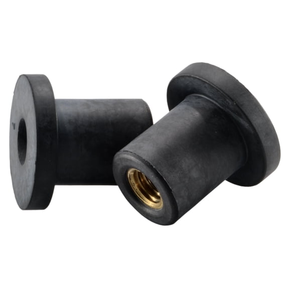 3/8"-16 x 1" Rubber Coarse Thread Well Nuts (6 pcs.)