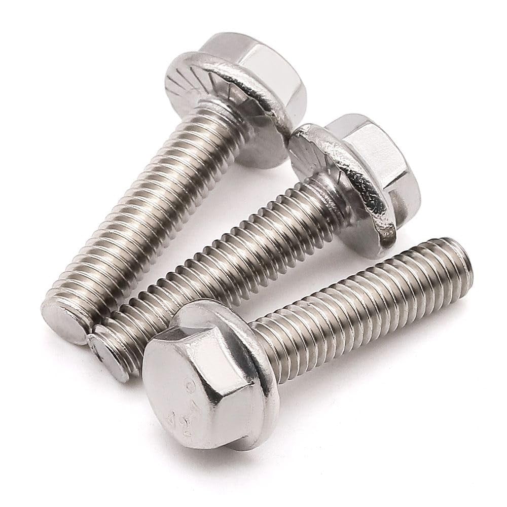 3/8-16 X 1 (FT) Coarse Thread Grade 8 Hex Flange Screw Alloy Steel