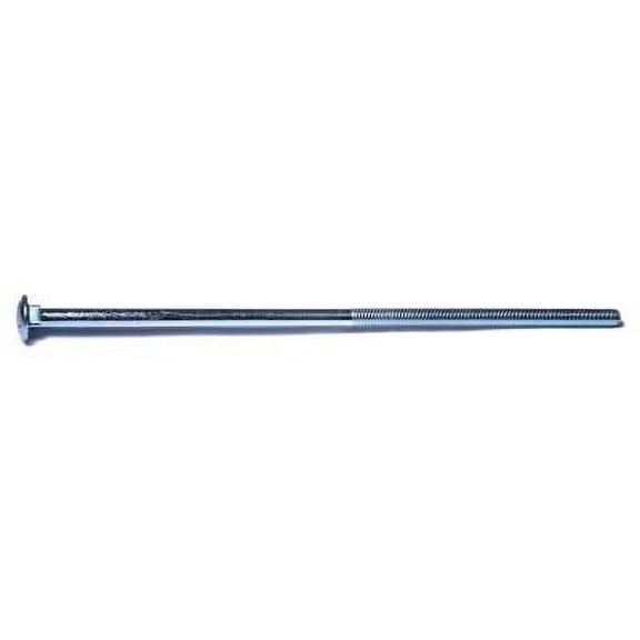 3/8"-16 x 12" Zinc Grade 2 / A307 Carriage Bolts CBS-571 (25 pcs)