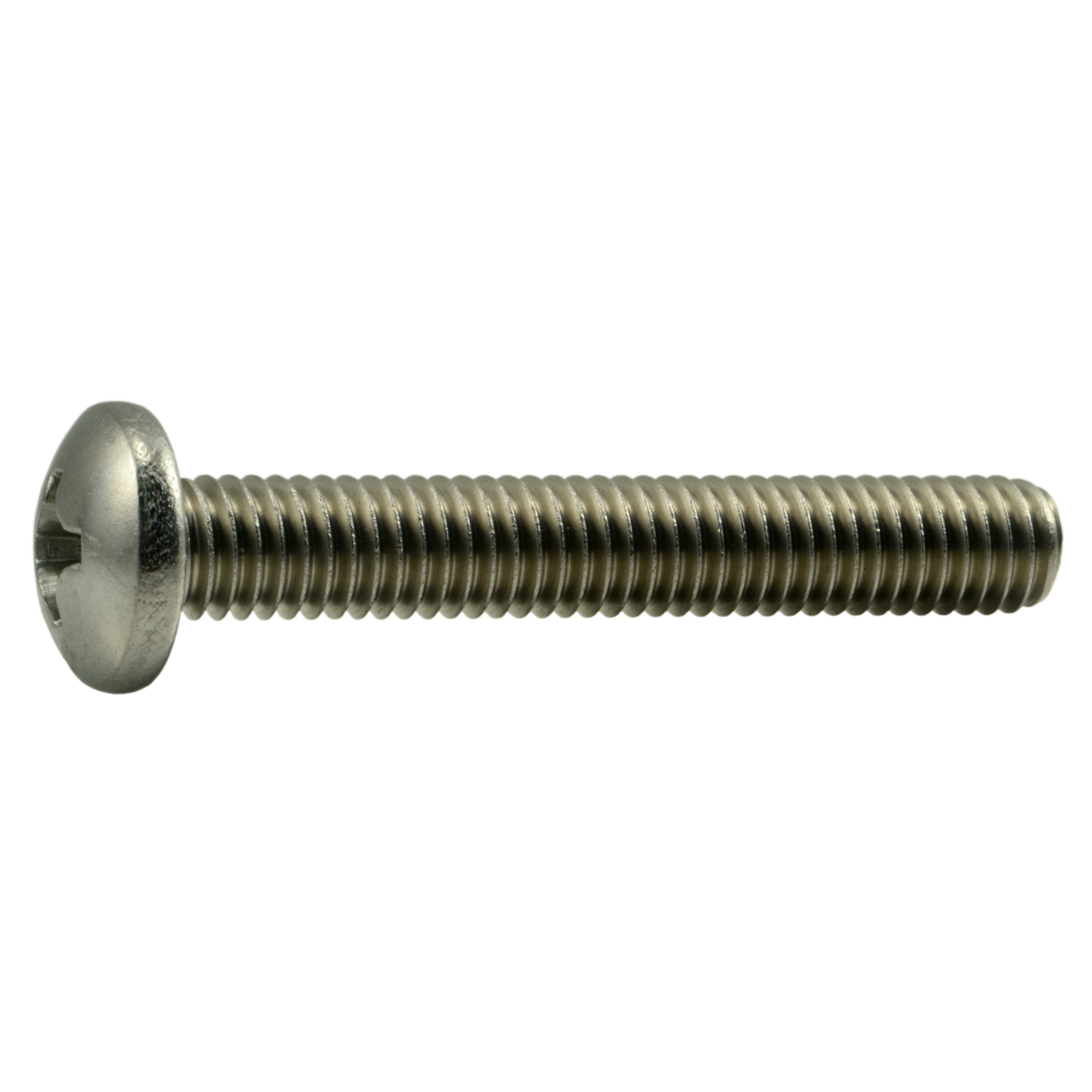 3/8"-16 x 2-1/2" 18-8 Stainless Phillips Pan Head Machine Screws (4 pcs.)