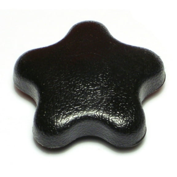 3/8"-16 x 2-5/16" Black Plastic Coarse Thread Knobs (2 pcs.)