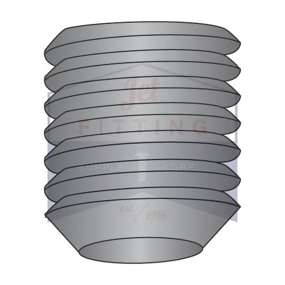 3/8-16 x 2" Cup Point Socket Set Screws | Alloy Steel | Coarse Thread | Black Oxide | Made in U.S.A. (Quantity: 100)