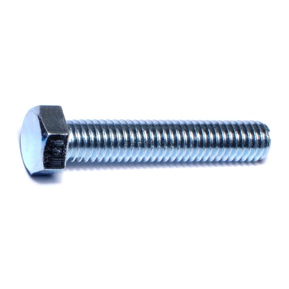 3/8"-16 x 2" Zinc Plated Steel Coarse Full Thread Hex Head Tap Bolts TBHS-086