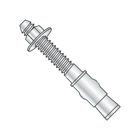 3/8-16 x 3 1/2" Wedge Anchors / Steel / Zinc / Nut & Washer Included / ICC Compliant (ICBO) (Quantity: 50 pcs)