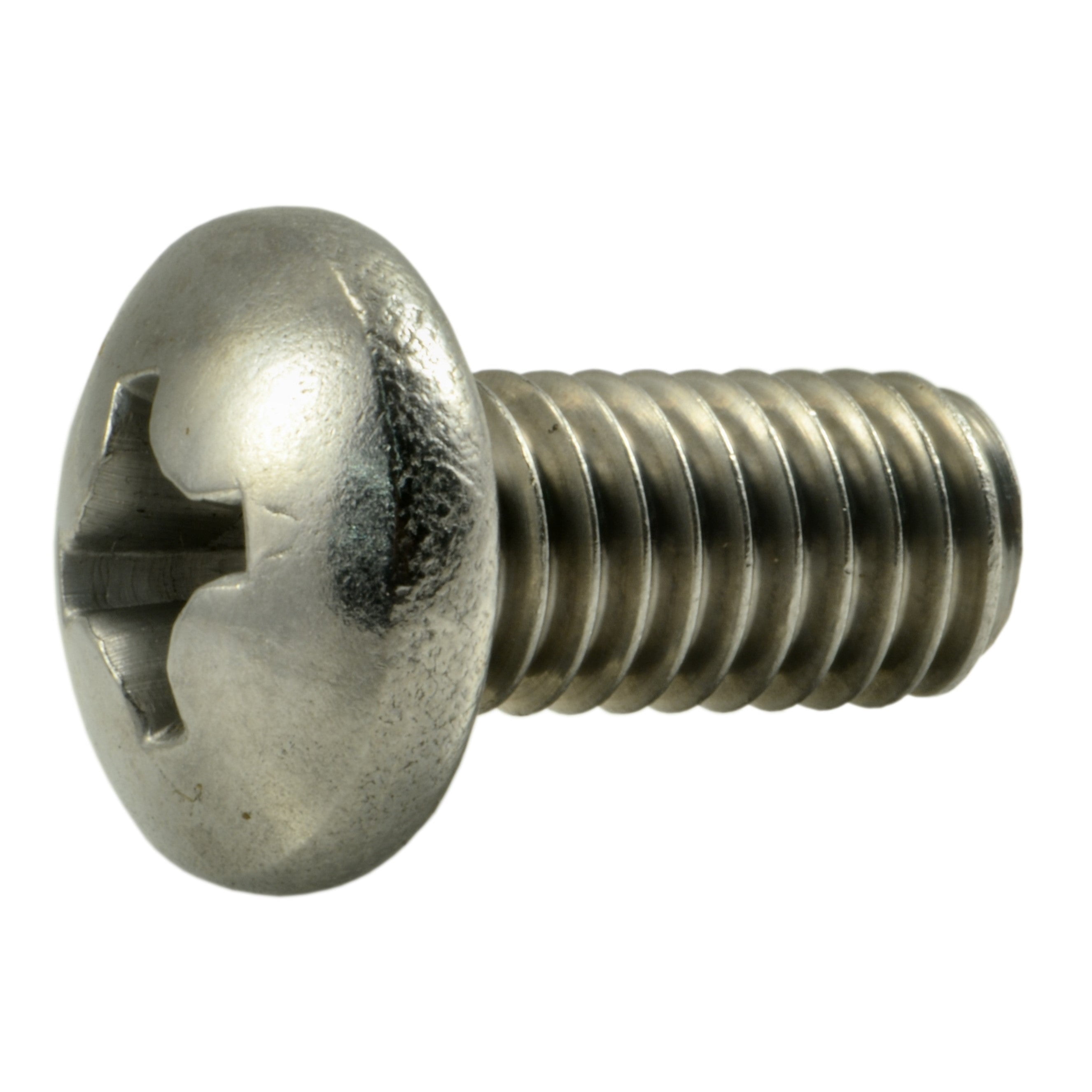 3/8"-16 x 3/4" 18-8 Stainless Phillips Pan Head Machine Screws (12 pcs.)