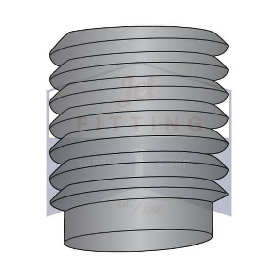 3/8-16 x 3/8" 1/2 Dog Point Socket Set Screws | Alloy Steel | Coarse Thread | Plain Finish | Made in U.S.A. (Quantity: 100)