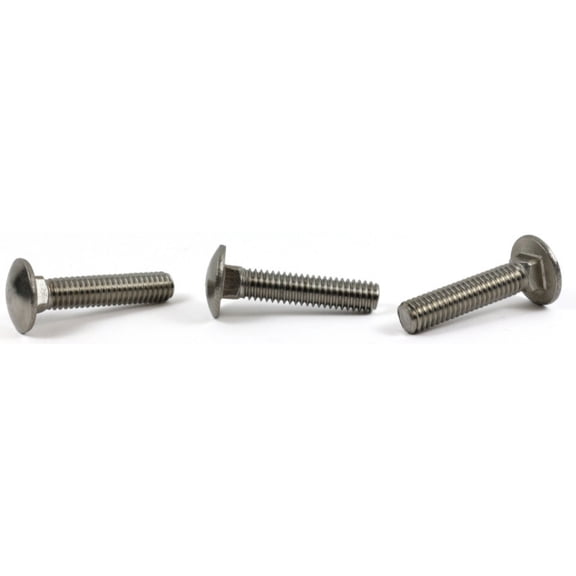 3/8-16 x 3" Carriage Bolts / Full Thread / Grade 5 / Zinc - 325 Piece Carton