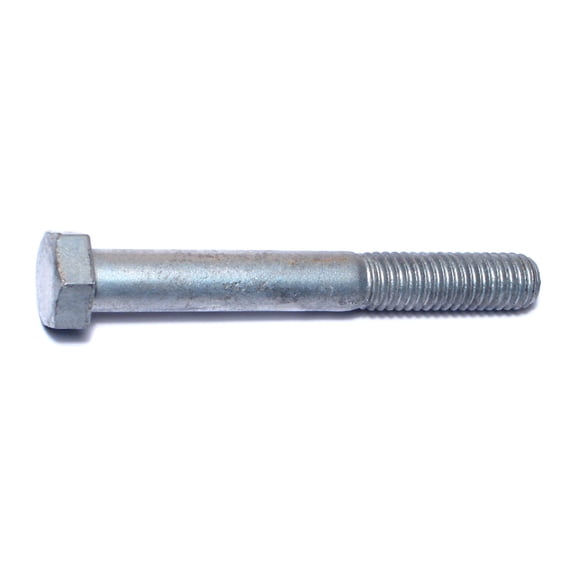 3/8"-16 x 3" Hot Dip Galvanized Steel Coarse Thread Hex Cap Screws (50 pcs.)