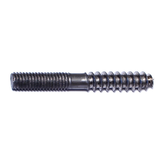 3/8"-16 x 3" Plain Steel Coarse Thread Hanger Bolts HBS-183