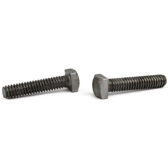 3/8-16 x 3" Square Head Machine Bolts / Steel / Plain - 250 Piece Carton