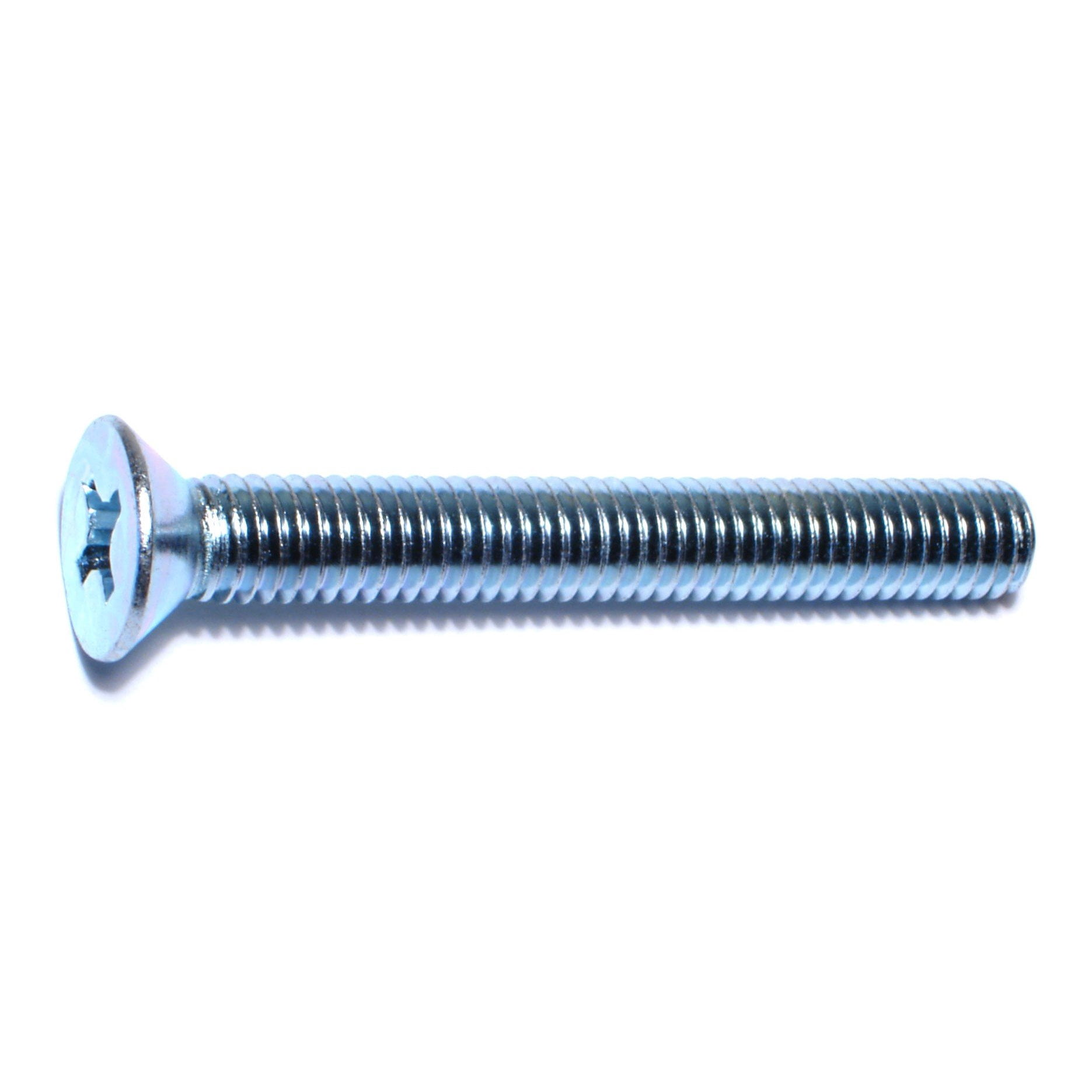 3/8"-16 x 3" Zinc Plated Steel Coarse Thread Phillips Flat Head Machine Screws MSCFS-682