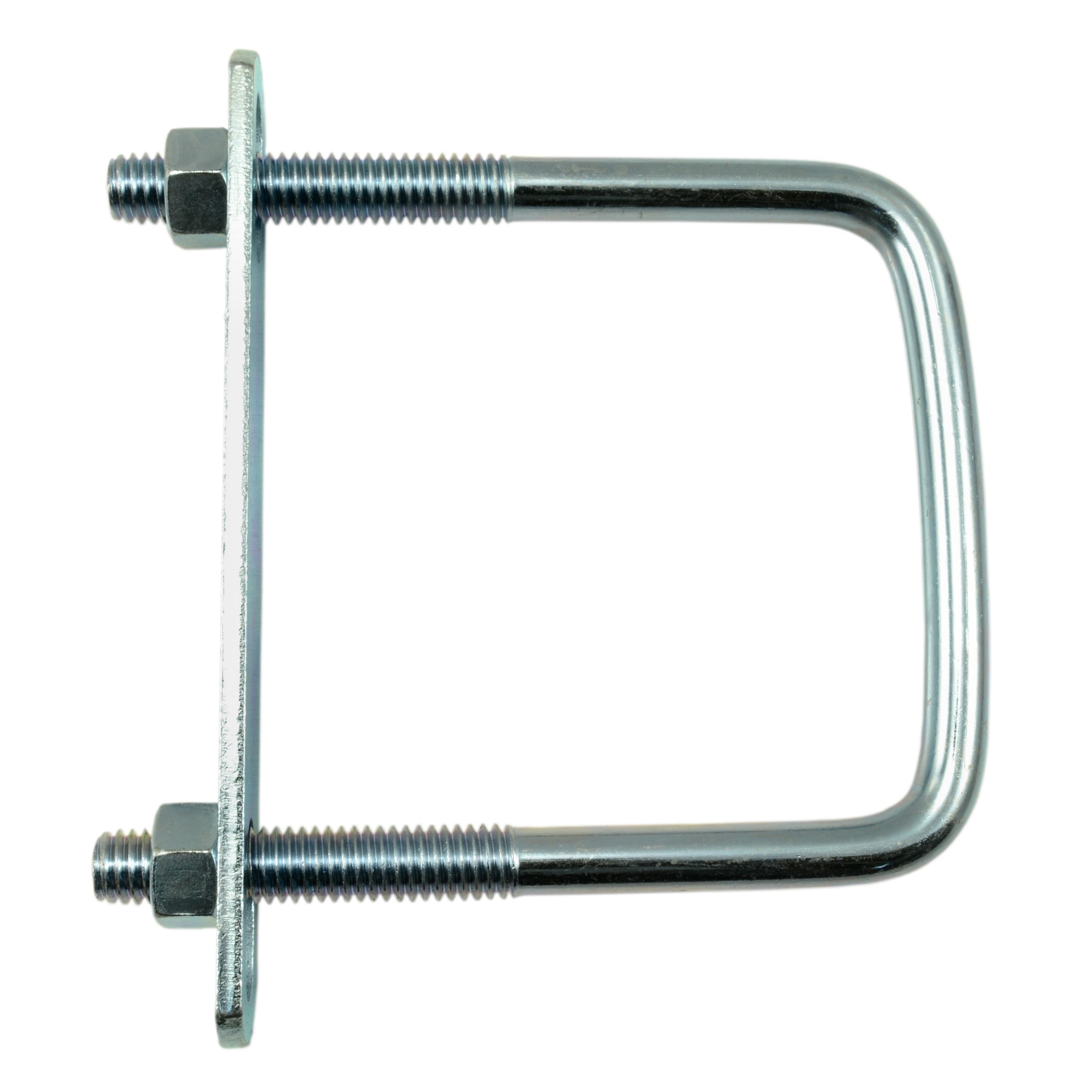 3/8"-16 x 3" x 4" Zinc Plated Steel Square U-Bolt (10 pcs.)