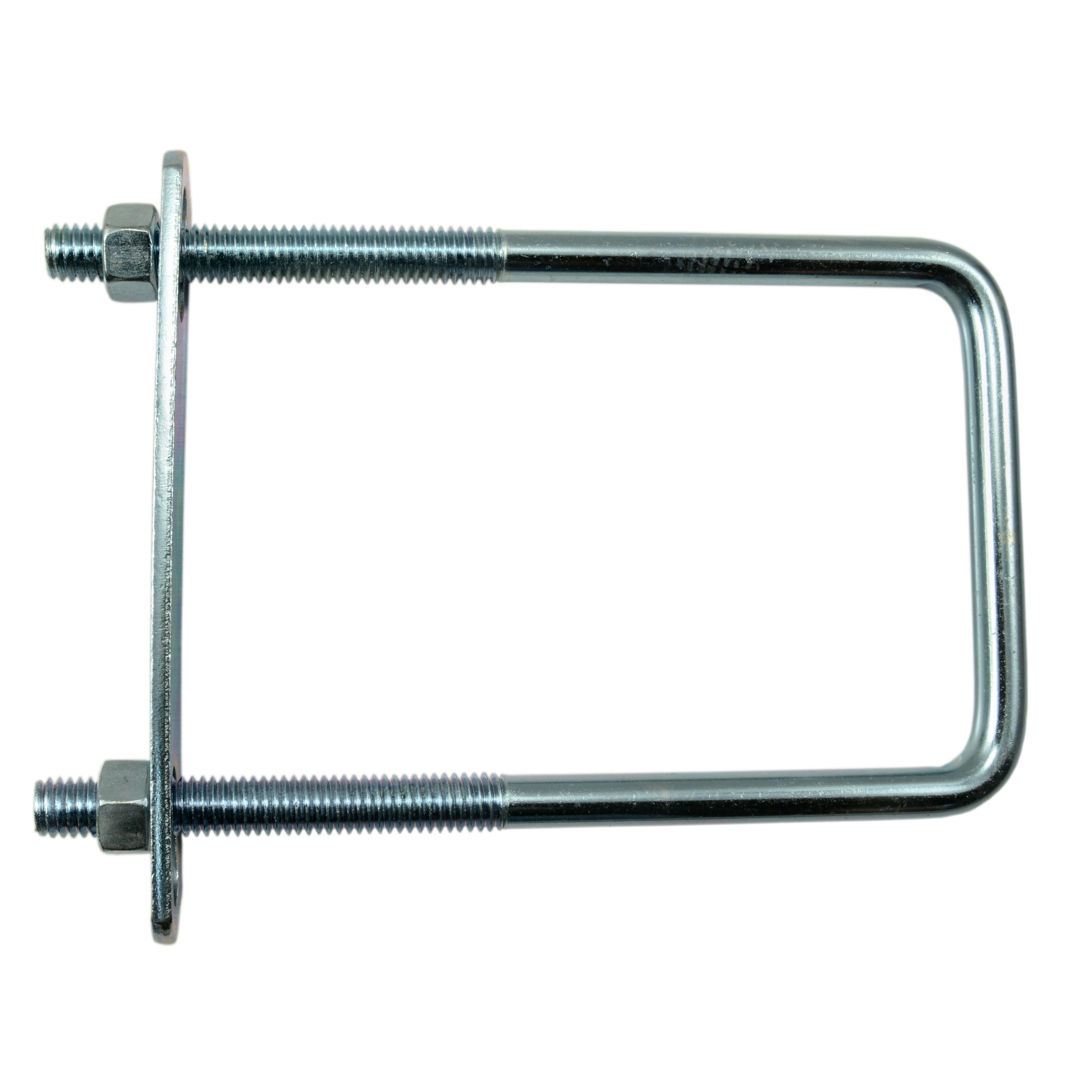 3/8"-16 x 3" x 6" Zinc Plated Steel Square U-Bolt (10 pcs.)