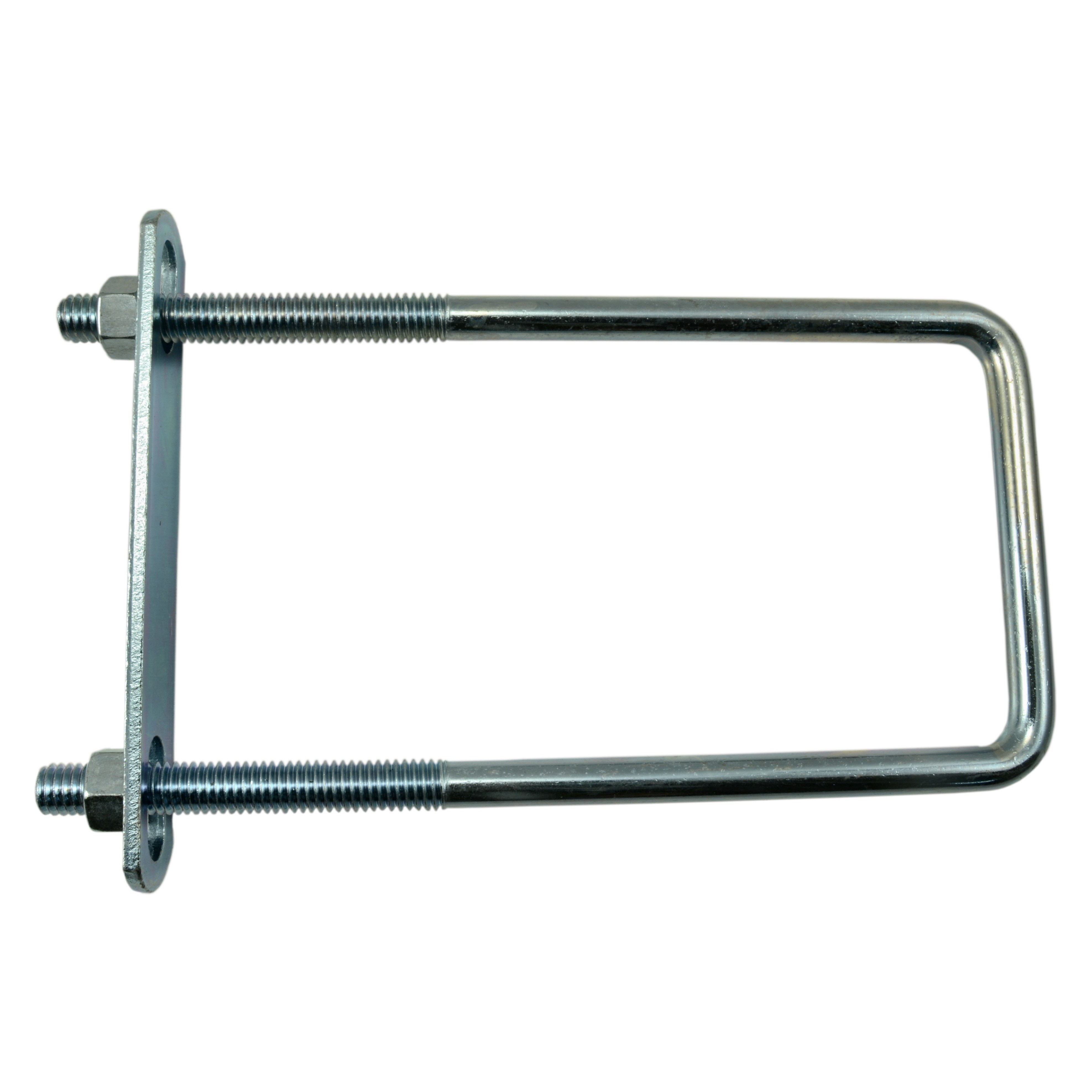 3/8"-16 x 3" x 7" Zinc Plated Steel Square U-Bolt (10 pcs.)