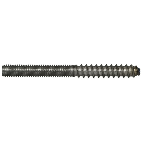 3/8"-16 x 4" Plain Steel Coarse Thread Hanger Bolts