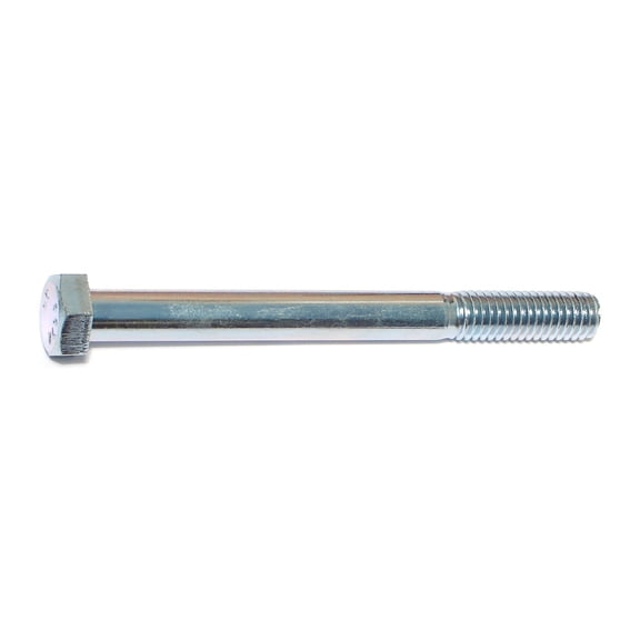 3/8"-16 x 4" Zinc Grade 2 / A307 Hex Bolts (10 pcs.)