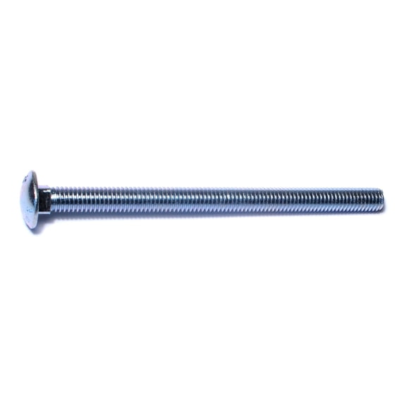 3/8"-16 x 5-1/2" Zinc Plated Grade 2 / A307 Steel Coarse Thread Carriage Bolts CBS-520