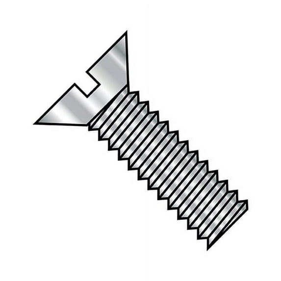 3/8-16X2 1/4 Slotted Flat Machine Screw Fully Threaded 18-8 Stainless Steel (Pack Qty 300) BC-3736MSF188