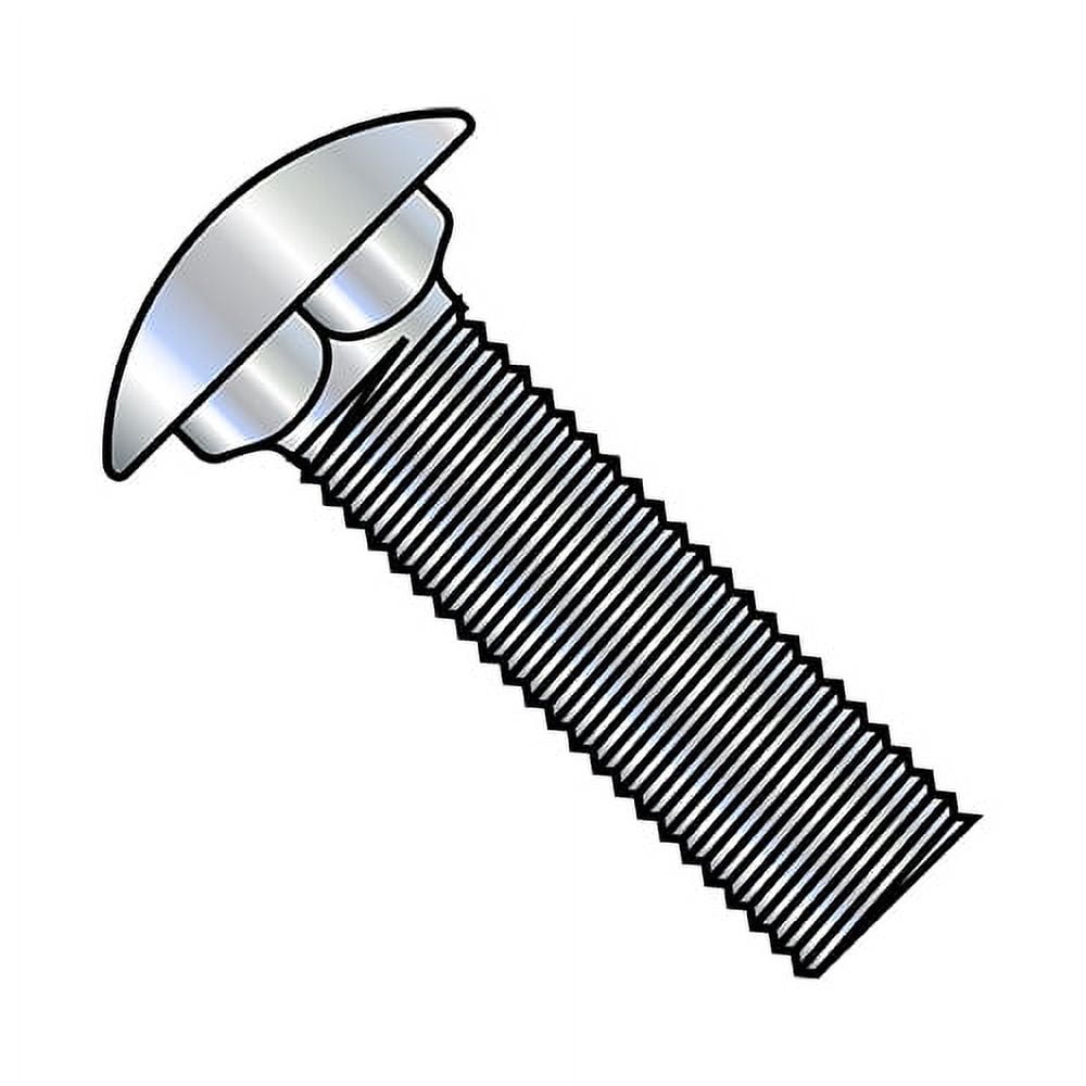3/8-16X2 Carriage Bolt Short Neck Full Thread Zinc (Pack Qty 700) BC-3732CSN