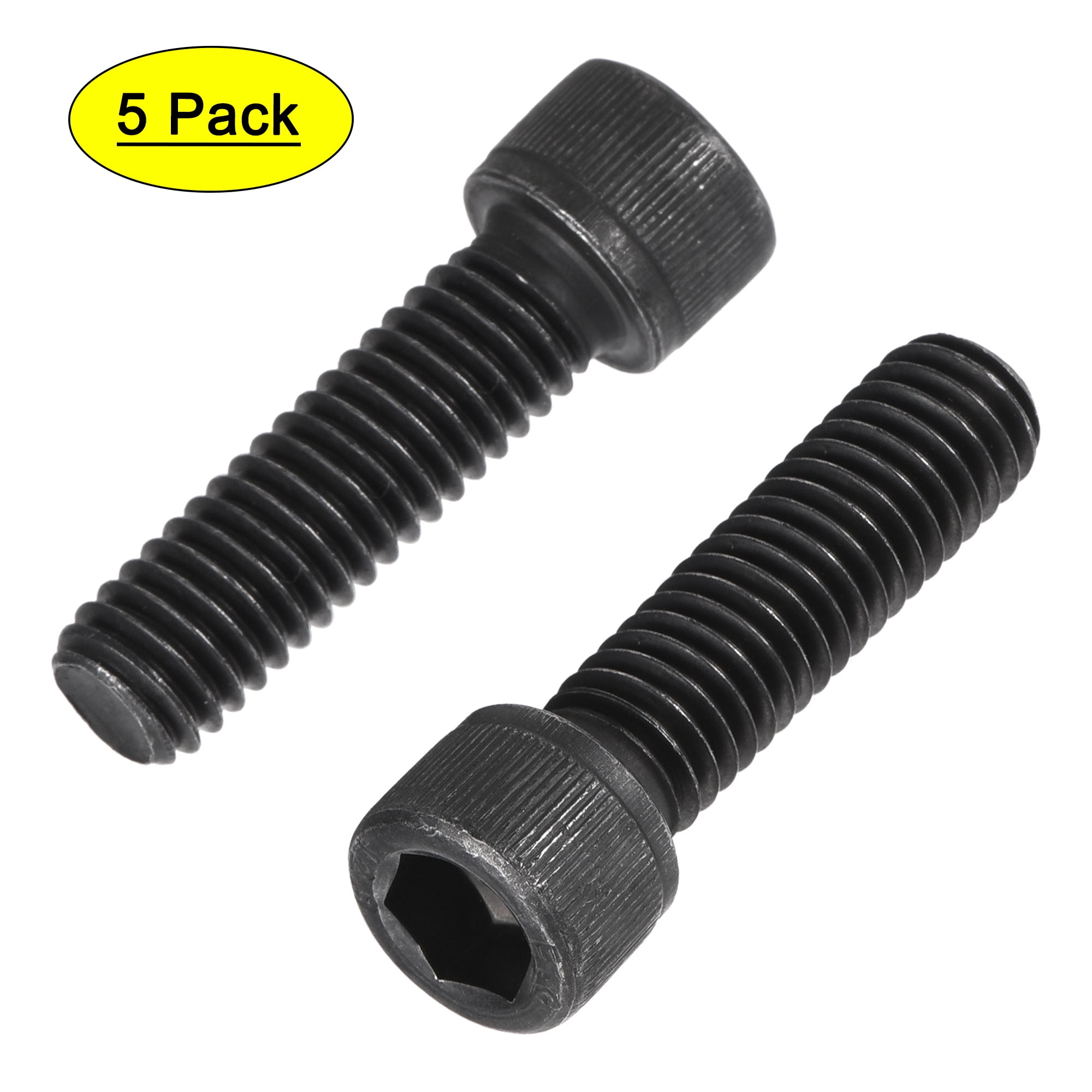 Made in USA - Button Socket Cap Screw: #10-24, 1/2 Length Under Head, Alloy Steel, Black Oxide | MSC Direct