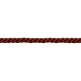 thumbnail image 1 of 3/8" (1cm) Decorative Twisted 3-ply Rope Cord Trim # 0038NL,, Cherry Red #E13 (Dark Crimson Red) 12 Yards (36 ft/11m), 1 of 1