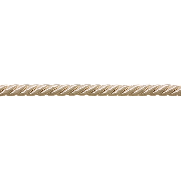 3/8" (1cm) Decorative Twisted 3-ply Rope Cord Trim # 0038NL,, Cream Ivory #A2 (Ivory / Cream) 12 Yards (36 ft/11m)