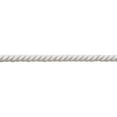 thumbnail image 1 of 3/8" (1cm) Decorative Twisted 3-ply Rope Cord Trim # 0038NL,, Pure White #A1 (Bright White) 12 Yards (36 ft/11m), 1 of 1