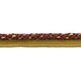 thumbnail image 1 of 3/8" (1cm) Decorative Twisted Rope Cord with Lip | Cord Trim # 0038V,, Brandywine Beige #VNT19 (Golden Beige, Wine Red, Olive Green) Sold By The Yard (36"/3 ft/0.9m), 1 of 1