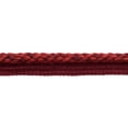 thumbnail image 1 of 3/8" (1cm) Decorative Twisted Rope Cord with Lip | Cord Trim # 0038V,, Wine Medley Red #VNT12 (Dark Red, Burgundy Red, Blood Red) 8 Yards (24 ft/7m), 1 of 1