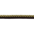 thumbnail image 1 of 3/8" (1cm) Shiny Basket Weave Design Rope Cord Trim with Lip # 0038AR,, Mocha Olive Brown #AR04 (Dark Brown, Olive Green, Yellow Gold) 24 Yards (72 ft/21.5m), 1 of 1