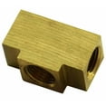 thumbnail image 1 of 3/8"-24 Brass Brake Tee With Female Inverted Flare All Sides for 3/16" Tube, 1 of 1
