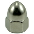 thumbnail image 1 of 3/8"-24 Polished 18-8 Stainless Steel Fine Thread Acorn Cap Nuts (5 pcs.), 1 of 1