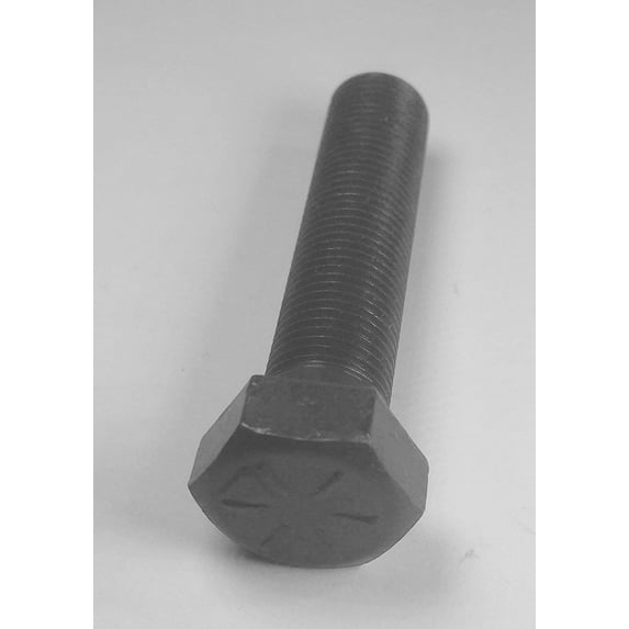 3/8-24 X 2-1/2 Left Hand (Reverse) Thread Bolt Full Threaded Grade 8 ...