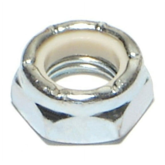 3/8"-24 Zinc Grade 2 Nylon Insert Lock Nuts LKNUT-101 (10 pcs.)