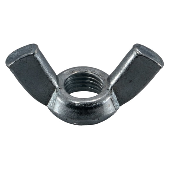 3/8"-24 Zinc Plated Steel Fine Thread Wing Nuts (8 pcs.)
