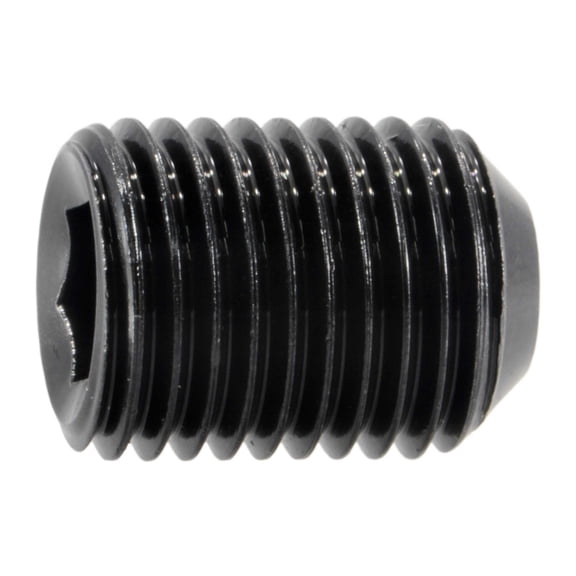 3/8"-24 x 1/2" Steel Fine Thread Hex Socket Headless Set Screws SSSS-404