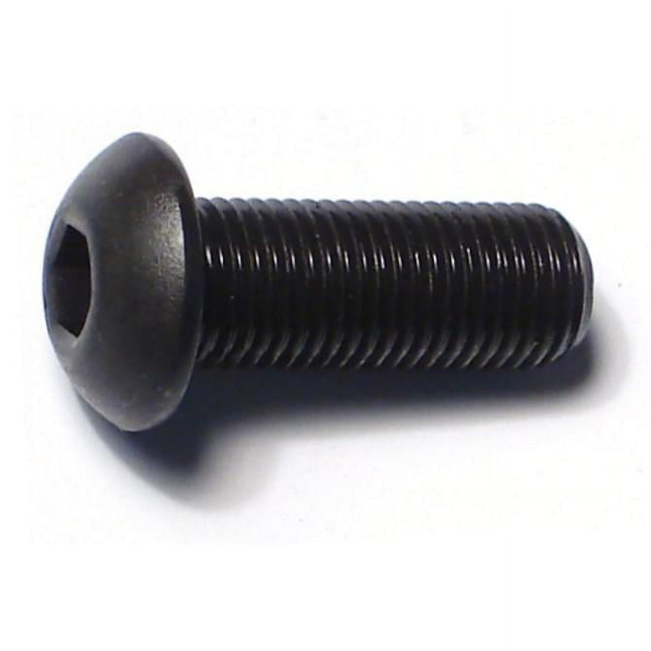 7 Pack 3/8-24 X 1-1/2 Inch Allen Socket Head Cap Screws - Alloy Steel, Black Oxide Finish