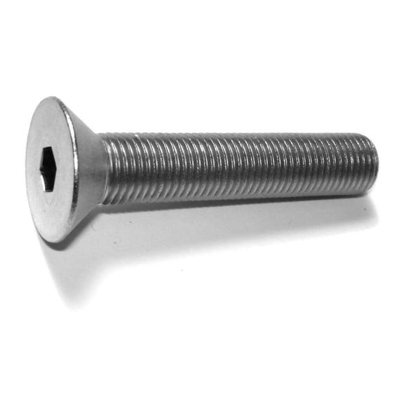 3/8"-24 x 2" 18-8 Stainless Flat Head Socket Cap Screws (2 pcs.)
