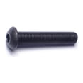 thumbnail image 1 of 3/8"-24 x 2" Plain Steel Fine Thread Button Head Socket Cap Screws (3 pcs.), 1 of 1