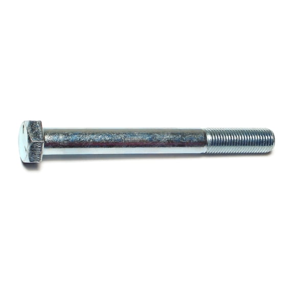 3/8"-24 x 3-1/2" Zinc Plated Grade 5 Steel Fine Thread Hex Cap Screws CSHS5-332
