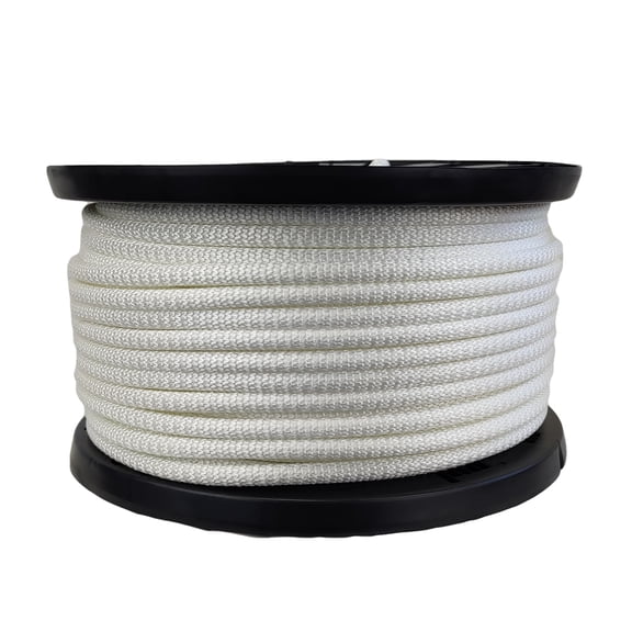 3/8" 250 Ft Solid Braid Dacron Polyester Utility Rope