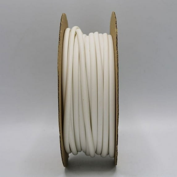 3/8" 3:1 Polyolefin Heat Shrink Tubing - (50 feet/spool) - White